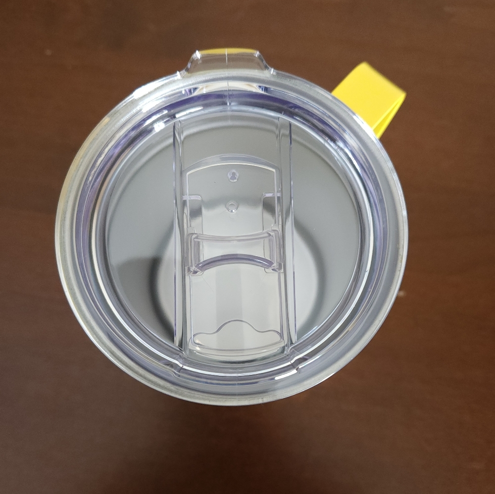 Rae Dunn "On Lake Time" Insulated Stainless Steel Mug ~YELLOW 12 oz. **NEW - Picture 7 of 8